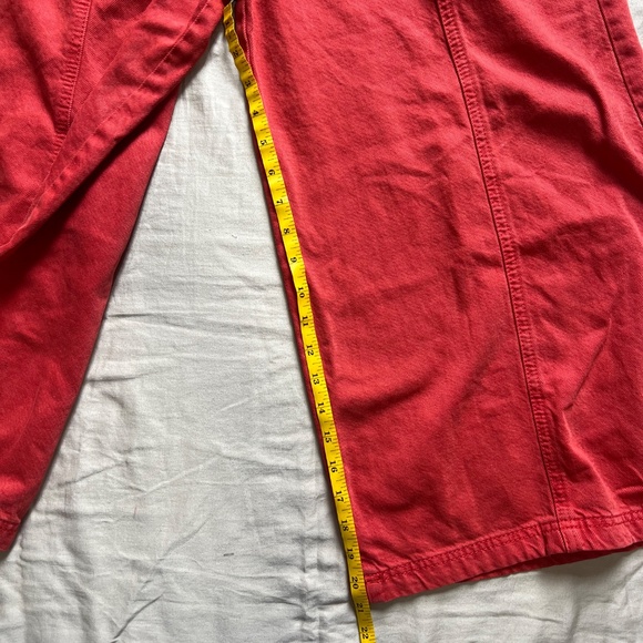 Universal Thread- Women’s Cropped Sleeveless Denim Jumpsuit Red Size 2 - Picture 10 of 11